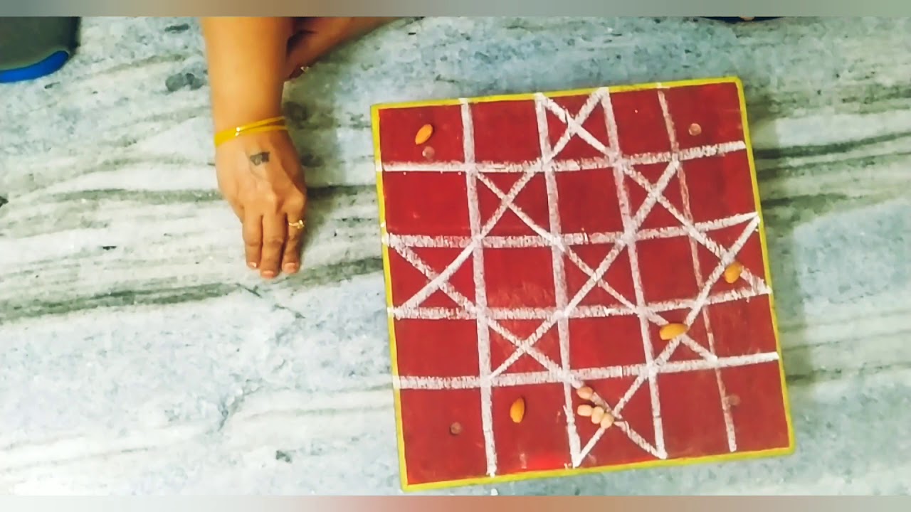 Enjoy The Ashta Chamma Game | Indian Ludo | Chowka Bara / Katta Mane / Kaangi Chaala / Kaana Dua