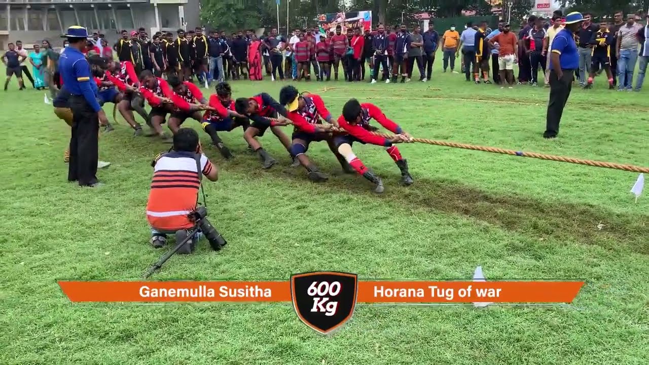 GANEMULLA U 23 VS ANURADAPURA u23 TUG OF WAR | 600 KG NATIONA TUG OF WAR CHAMPIONSHIP
