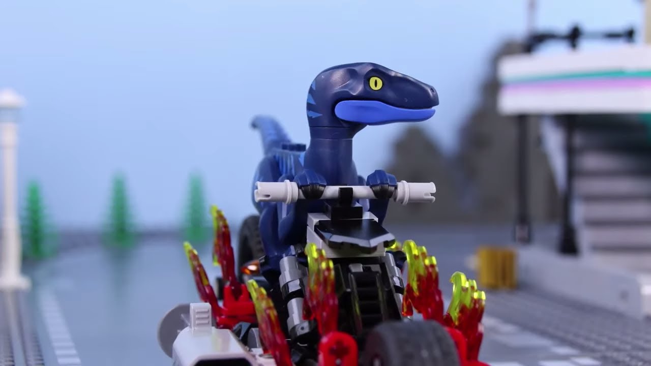 LEGO Experimental Vehicle Rex Bike STOP MOTION LEGO Jurassic World Experimental Bike | Billy Bricks