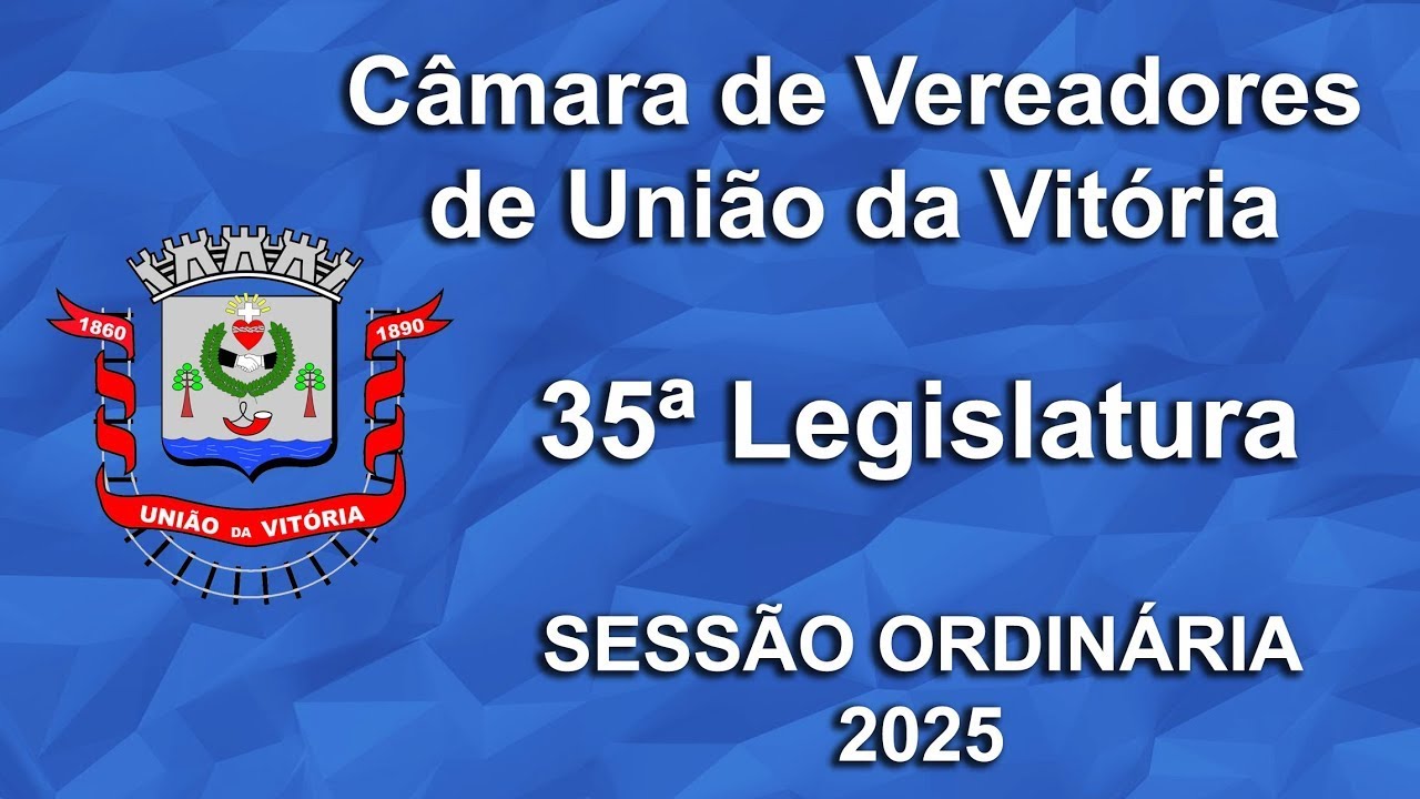 3ª Sessão Ordinária da Câmara de Vereadores de União da Vitória - (23/02/2026)