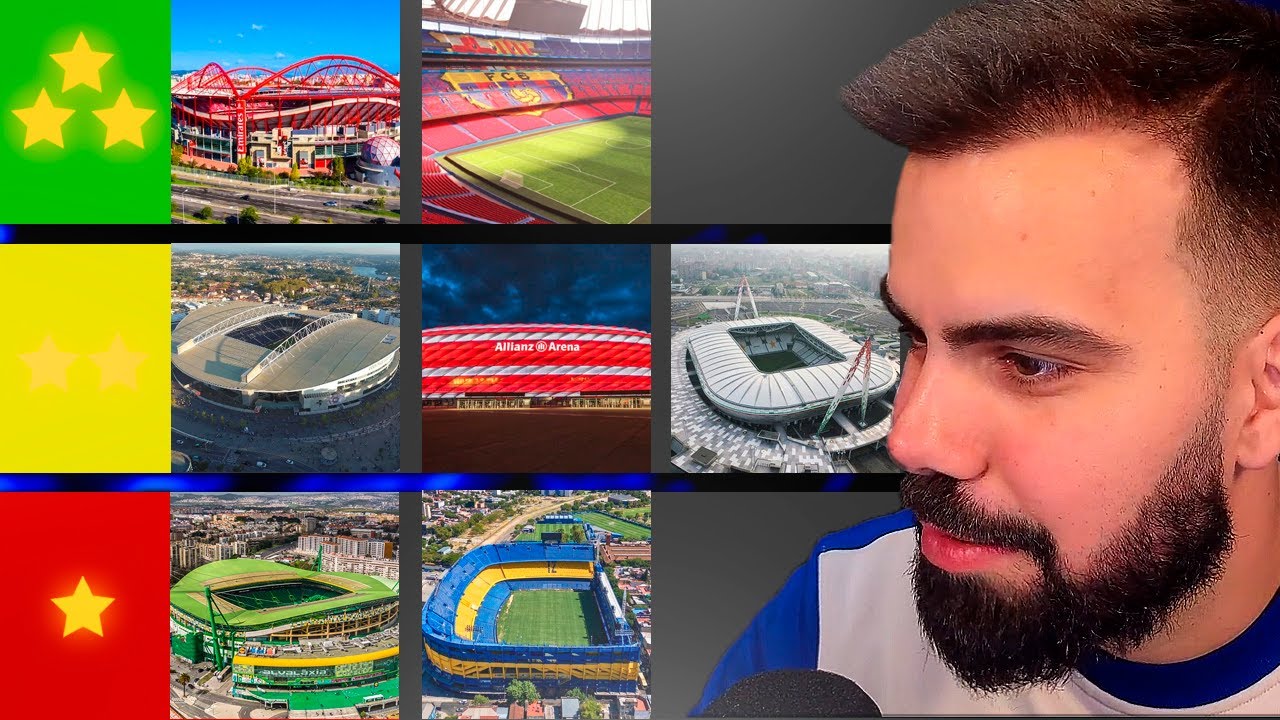 JOLIVEIRA10 FAZ TIER LIST DOS MELHORES ESTÁDIOS