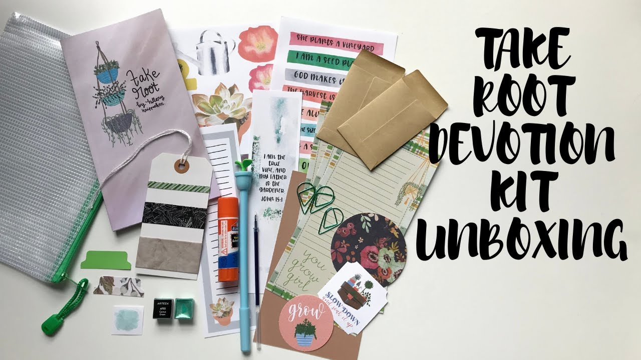 Take Root Bible Journaling Devotion Kit Unboxing | Creative Faith & Co.