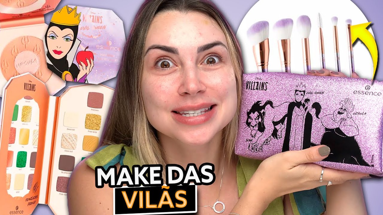TESTANDO COLEÇÃO ESSENCE COM VILÃS DA DISNEY! ☠️