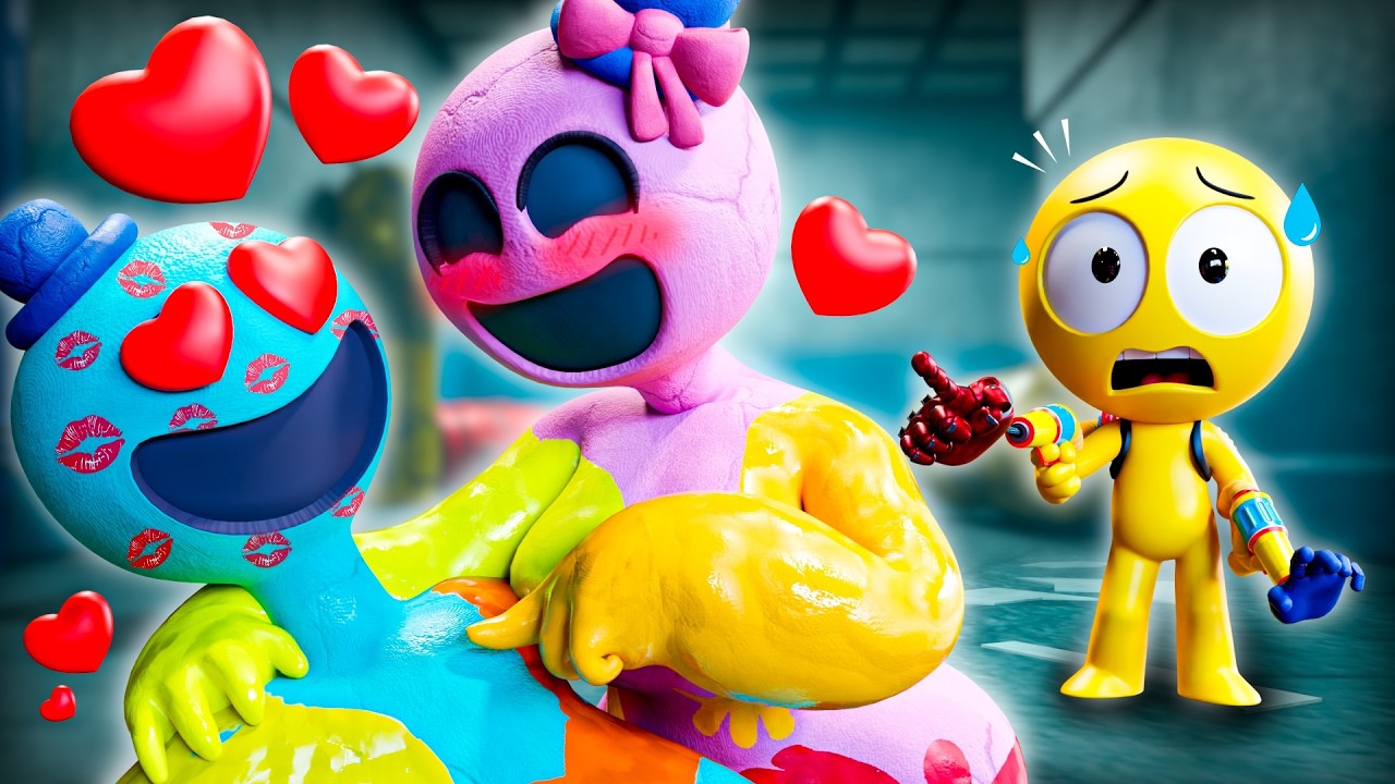 DOEY THE DOUGHMAN ENAMORADO! Poppy Playtime 4 Animación