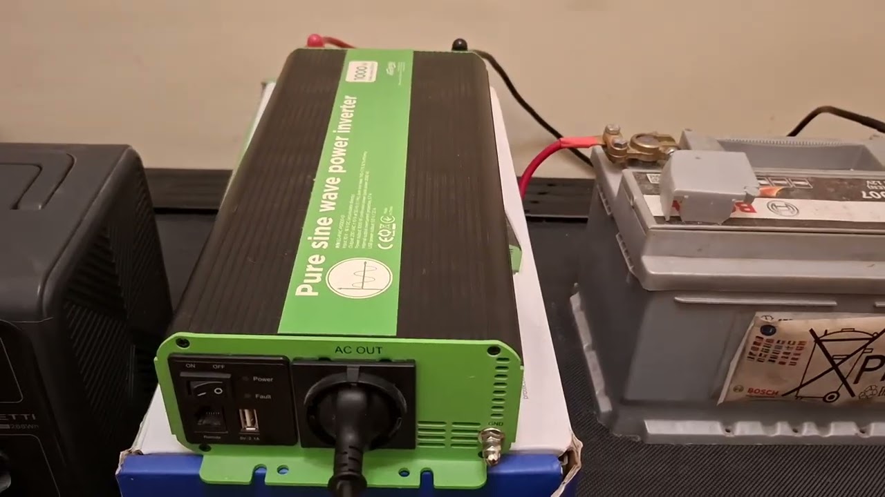 1 кВт 12 Вольт інвертор EnerGenie EG-PWC-PS1000-01