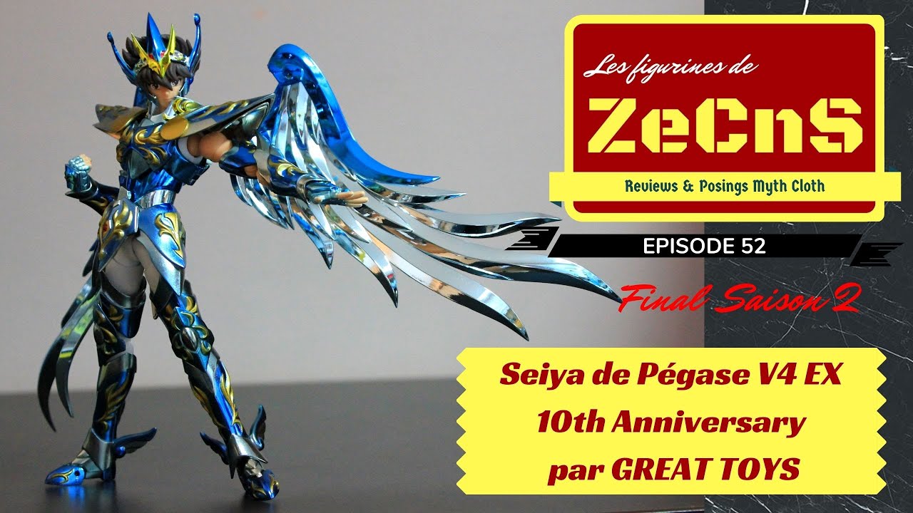 Saint Seiya Myth Cloth - Les Figurines de ZeCnS - Seiya de Pegase V4 EX 10th Great Toys Review