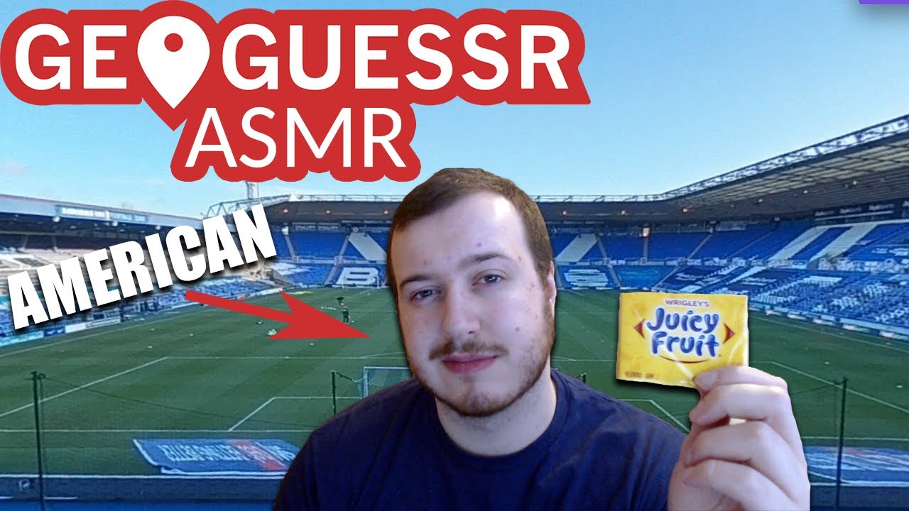 Сможет ли американец найти эти футбольные стадионы? ASMR Geoguessr с жевательной резинкой