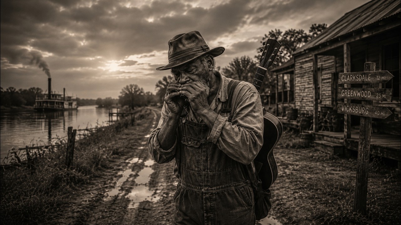 Old Trains, Dusty Roads & Hard Times | Mississippi Delta Blues 1930s | Raw Acoustic Guitar