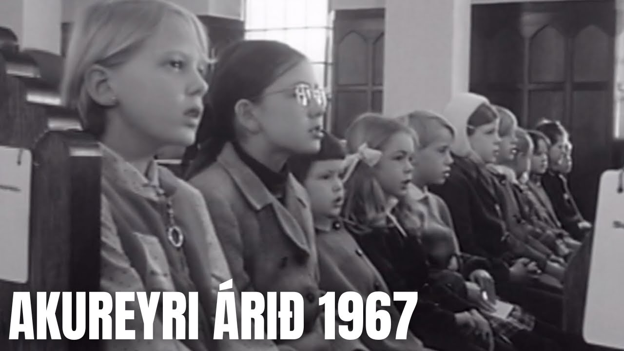 Sunnudagsskóli í Akureyrarkirkju árið 1967 - Jesús er besti vinur barnanna