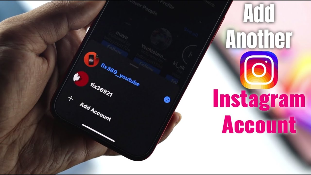 How to Add Another Instagram Account! [One Device]