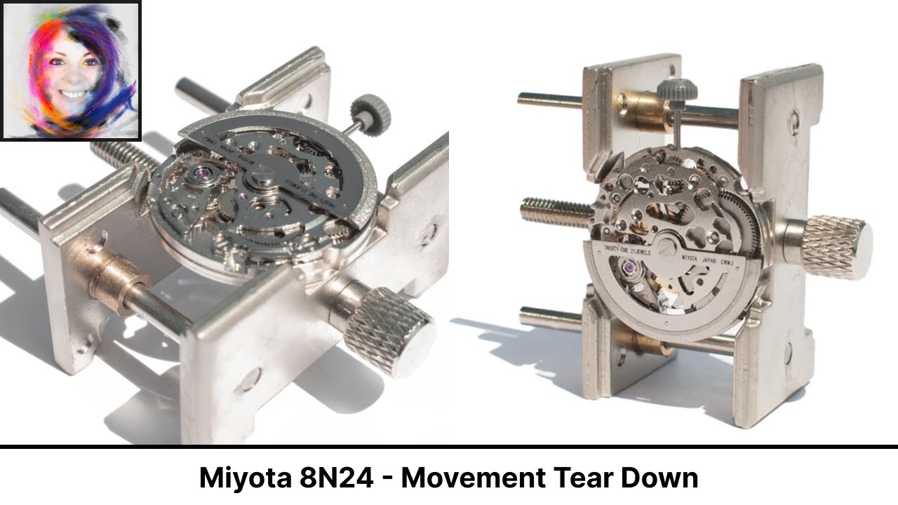 Miyota 8N24 - Movement - Disassembled