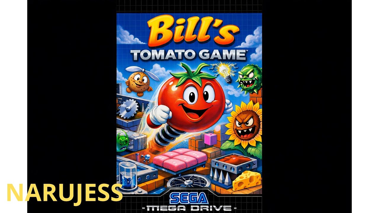Bill's Tomato Game proto - Mega Drive (let's play REACT FR)