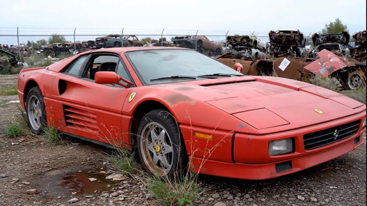 ASMR Full Restoration of Abandoned Ferrari Testarossa (1988) | Silent Rebuild & Deep Cleaning