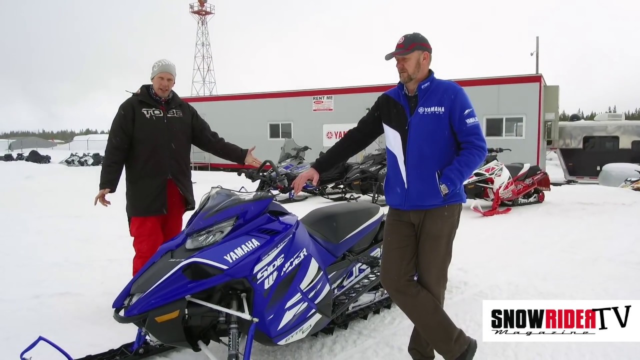 SnowRider TV - 2018 Yamaha Sidewinder M-TX LE 153