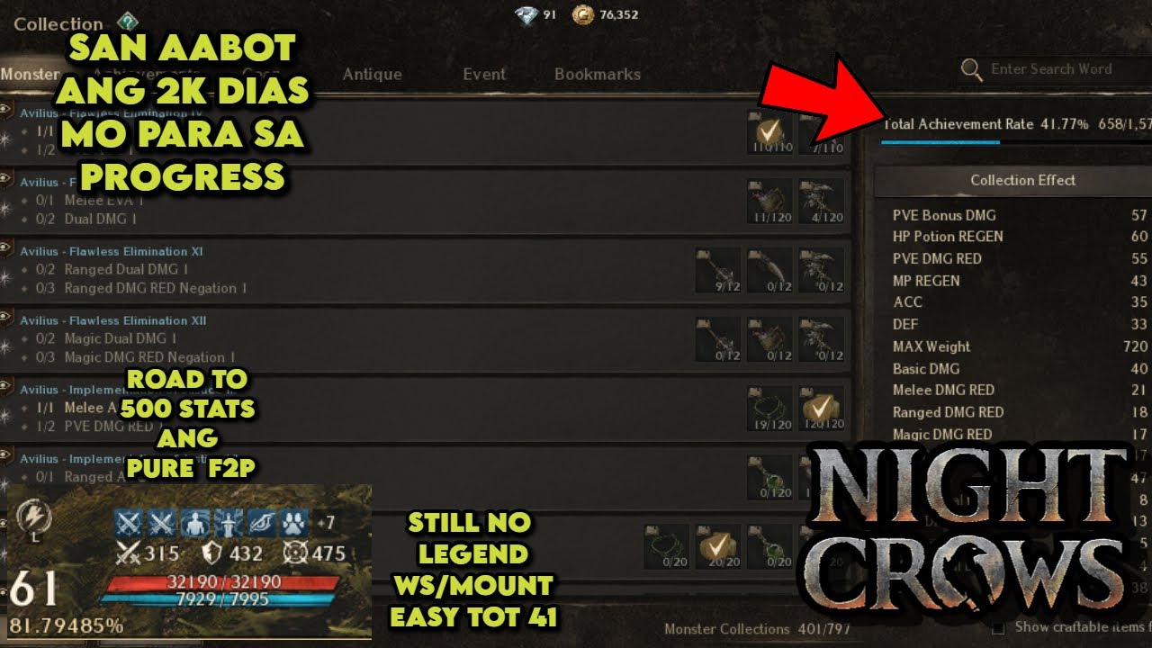 NIGHT CROWS - TIPS for spending DIAS pag F2P dapat pagisipan mo mabuti