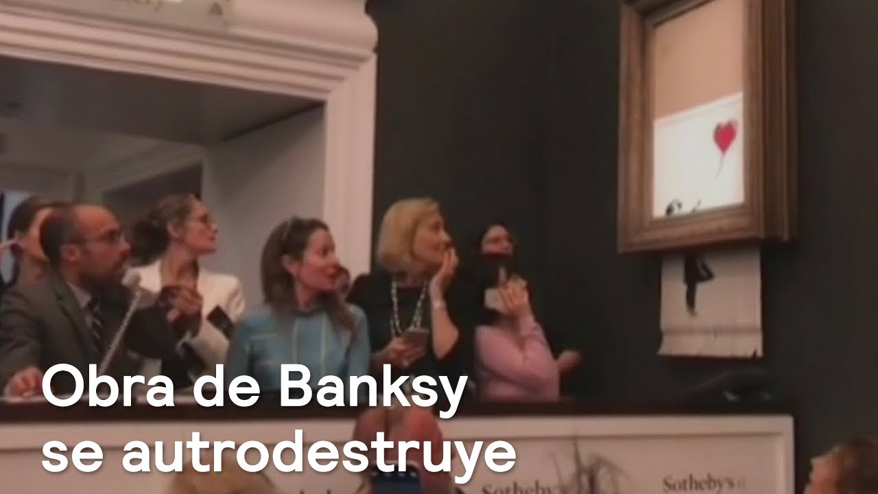 As&iacute; plane&oacute; Banksy la autodestrucci&oacute;n de su 'Ni&ntilde;a con globo' - En Punto con Denise Maerker