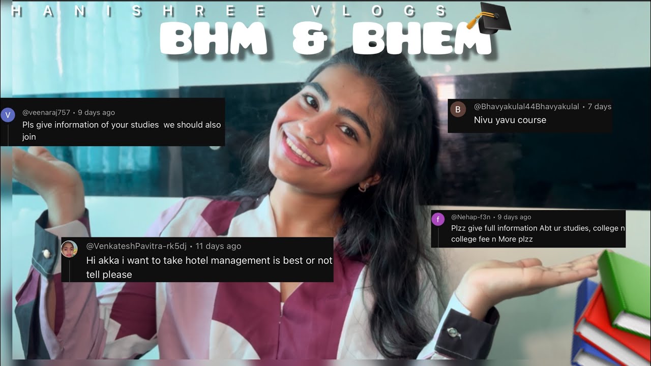 As you all asked for!  About BHM/BHEM program, scope ,job opportunities and masters 📚👩🏼‍🎓🎓