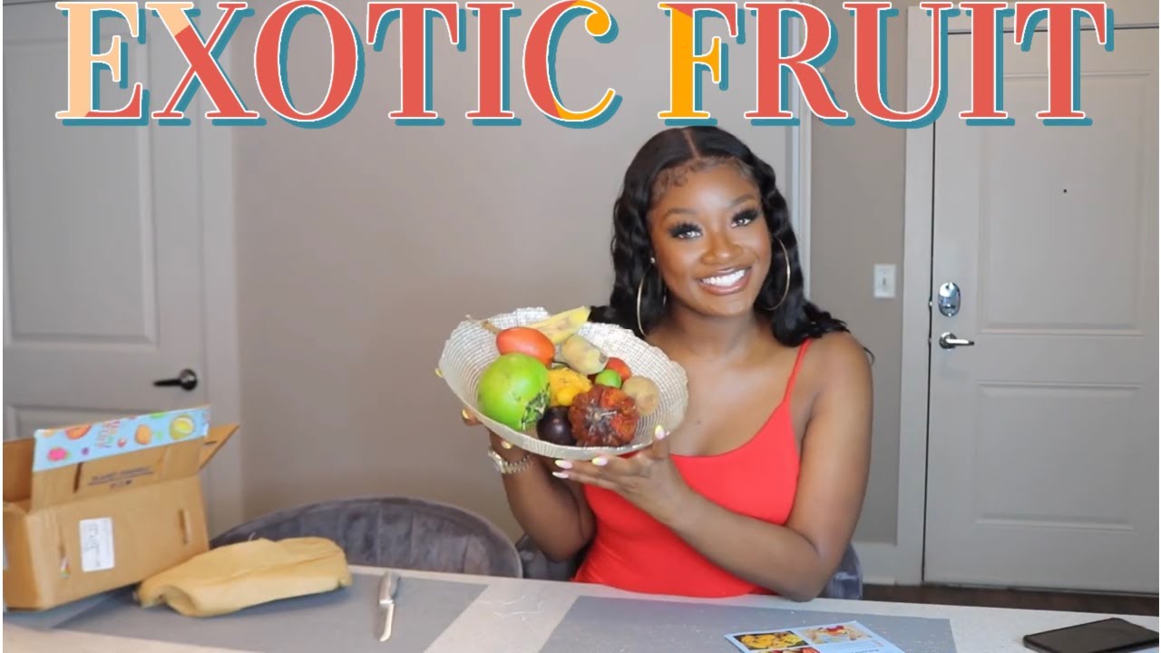 UNBOXING & EATING CRAZY EXOTIC FRUIT | MIAMI FRUIT | TEXTURE FOODS | NELLIE MARIE