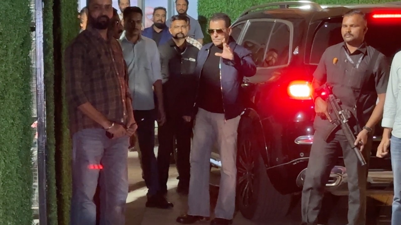 Salman Khan Spotted At Kalina Private Airport
