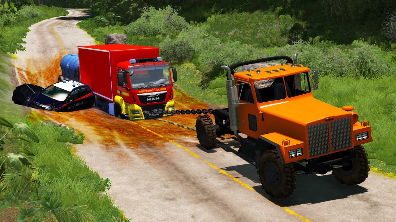 Cars vs Mud Pit #9 | BeamNG DRIVE