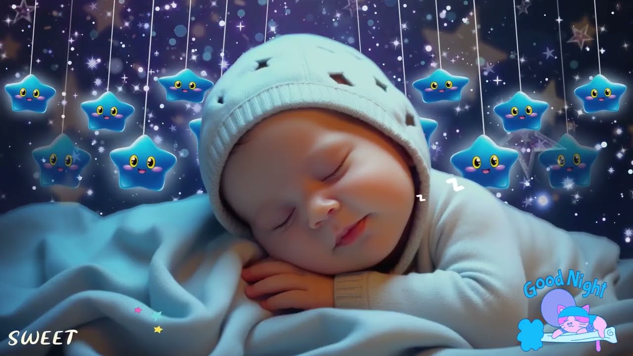 Baby Sleep in 3 Minutes 💤 Deep Calm 🌙 Mozart & Brahms Gentle Sleep Music