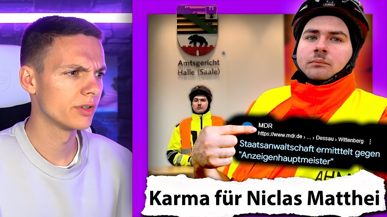 Niclas Matthei zeigt Feuerwehrmann an & macht sich selbst zum Clown