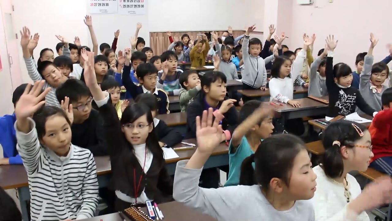 そろばん教室USA：教室のようす！ Japanese abacus