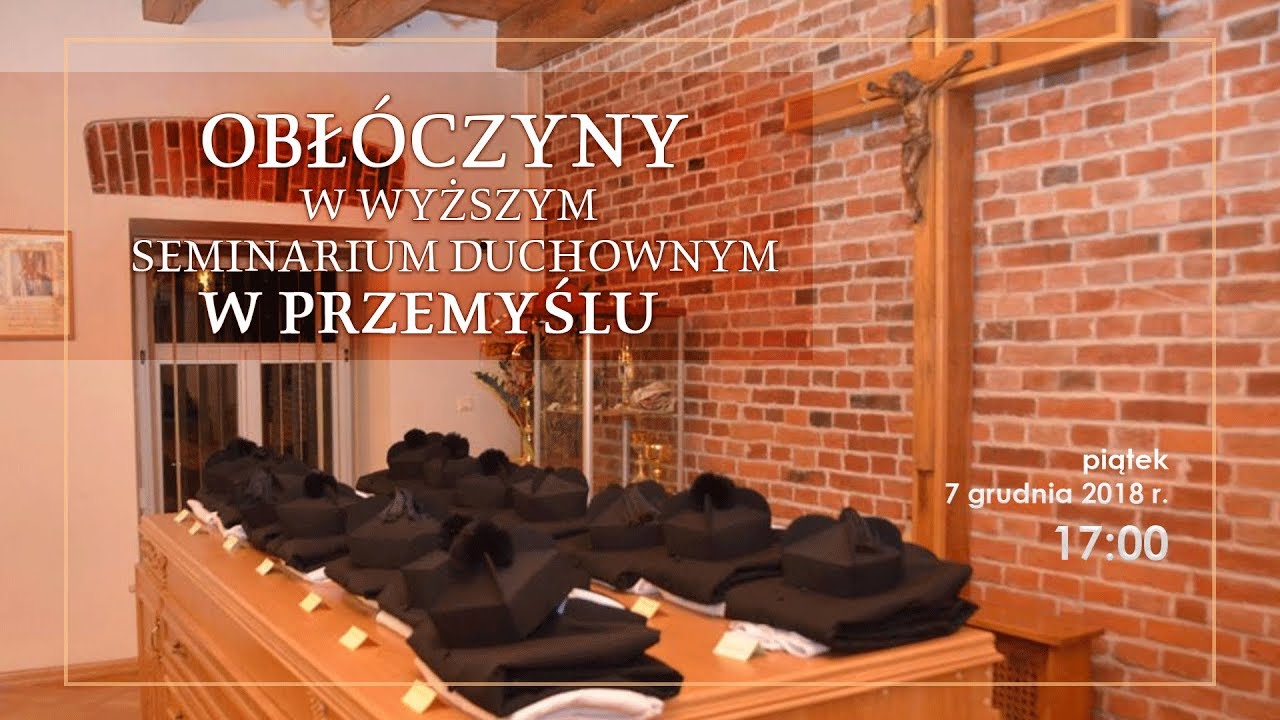 Obłóczyny alumnów roku III WSD w Przemyślu
