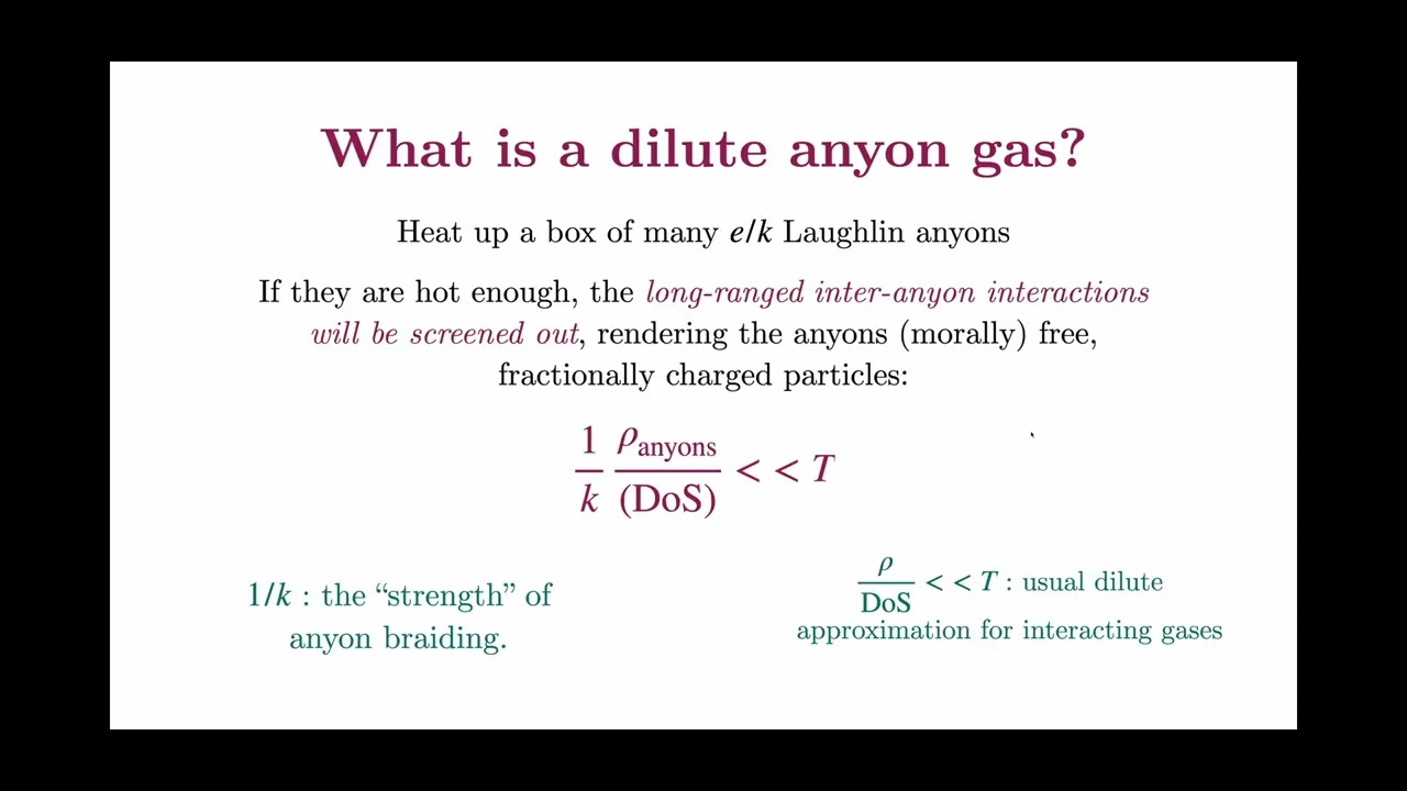 eQMA/HOQE: Hart Goldman: Thermodynamics of anyon gases from fusion constraints