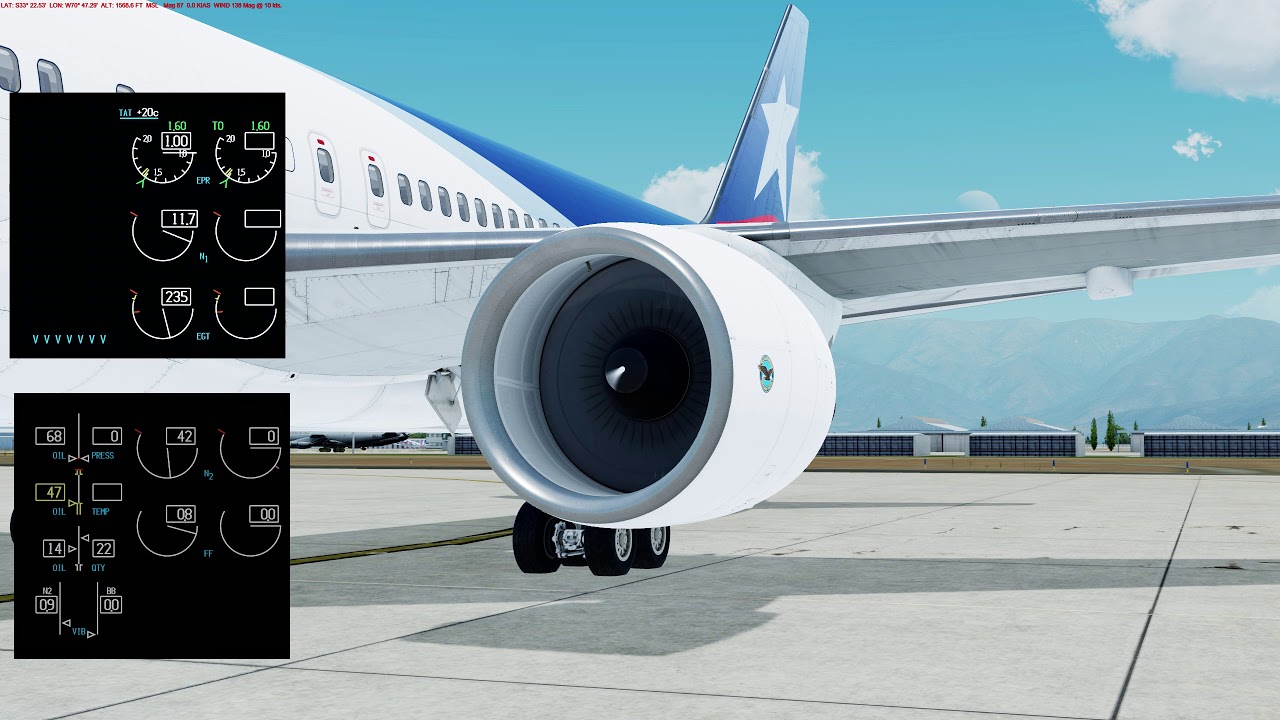 [P3Dv5] Captain Sim Boeing 767-300ER - Engine Startup