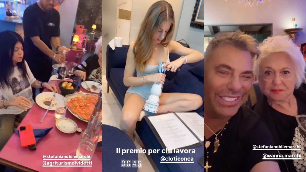 Davide Lacerenza da il bentornato a Wanna Marchi e Stefania Nobile di rientro dall'Albania 🍾