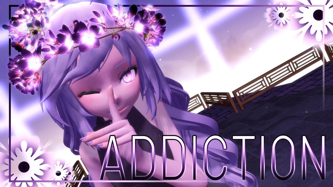 [MMD] TDA Lavender Cherry Miku (Dark ver.) - [A]ddiction