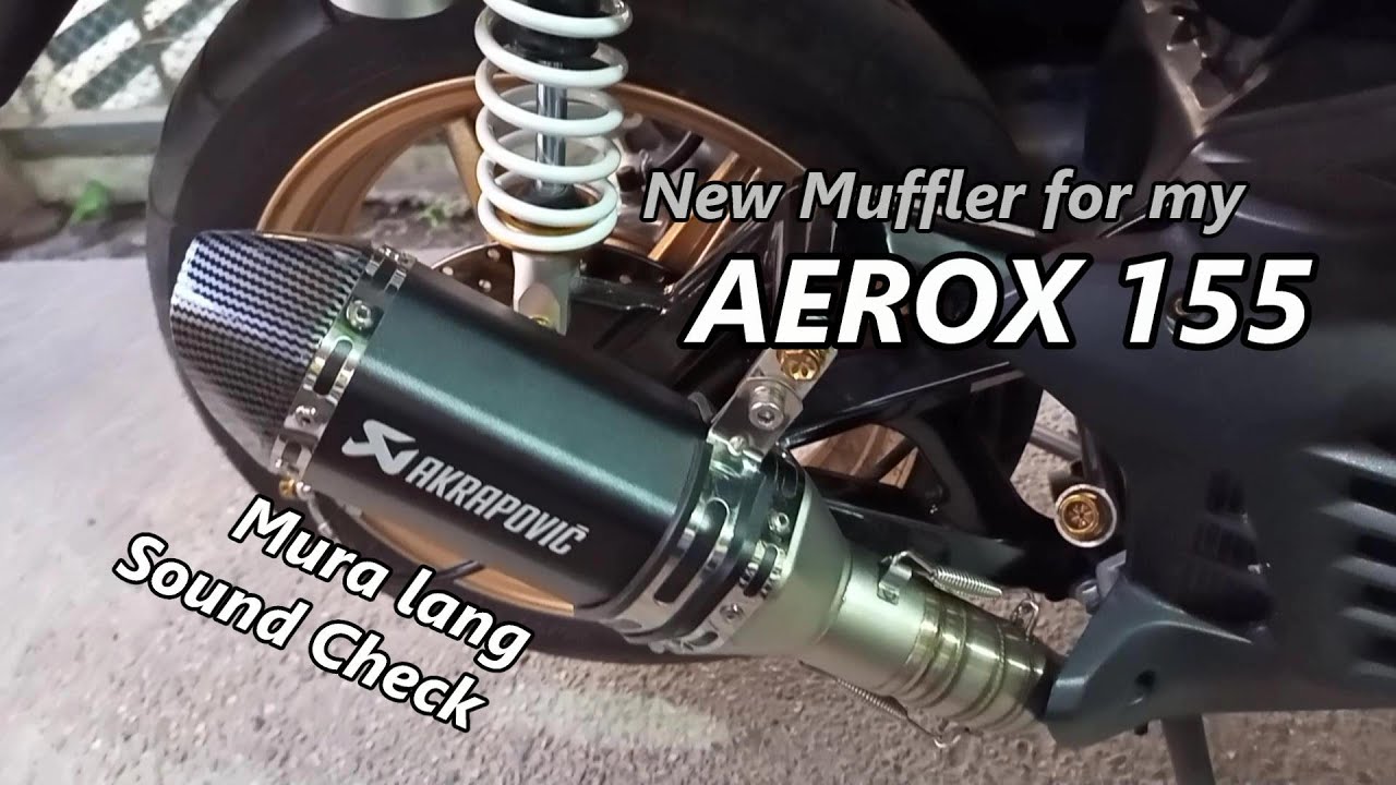 Aerox Akrapovic Muffler