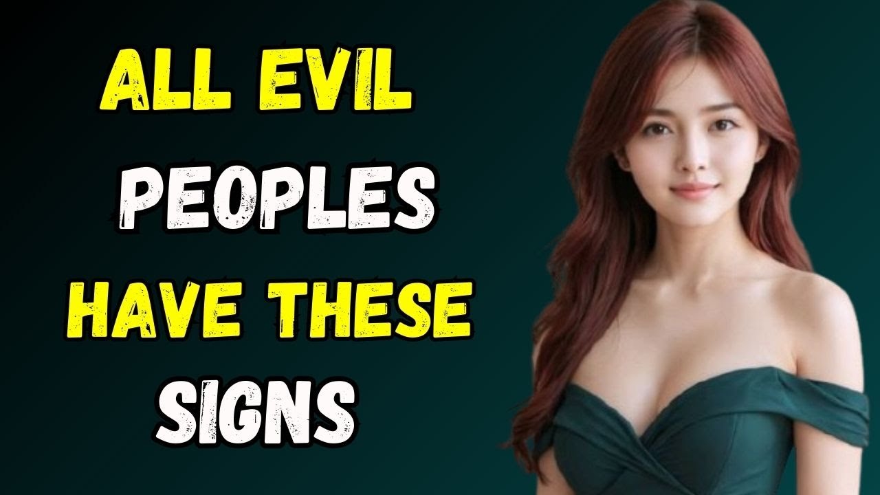 6 RED FLAGS that REVEAL the PERSON next to you is EVIL | Stoic Philosophy