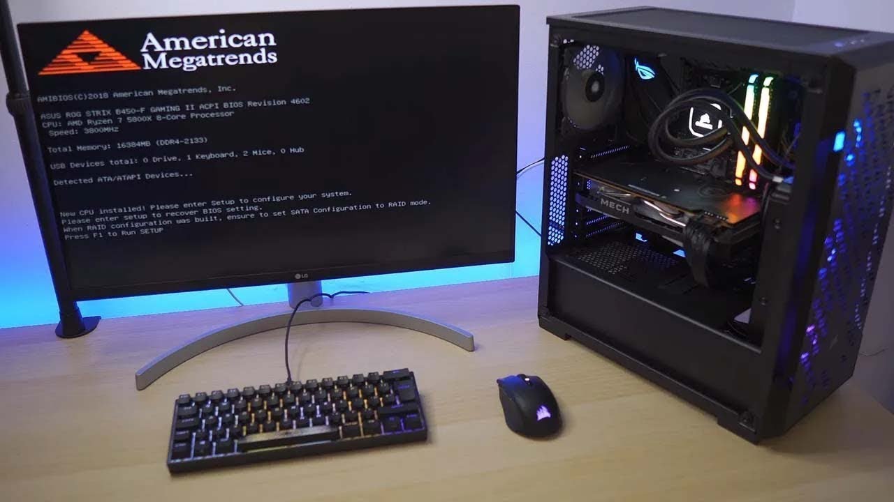 Как обновить BIOS на материнской плате B450 Gaming II
