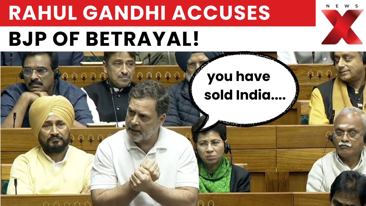 Rahul Gandhi Claims BJP &ldquo;Sold India&rdquo; to US Over Trade Deal, BJP Hits Back Hard