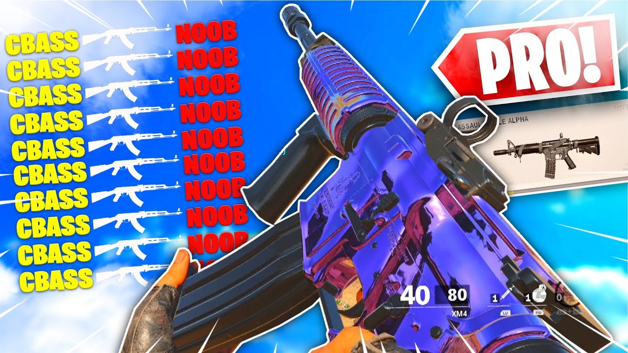 the PRO PLAYER XM4 CLASS has NO RECOIL in COLD WAR! (BEST XM4 CLASS SETUP in BLACK OPS COLD WAR)