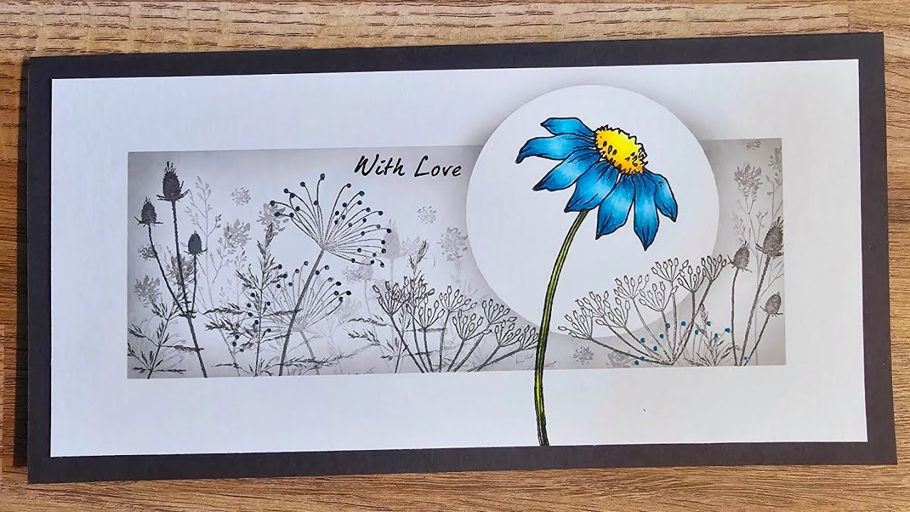 😍 SPOTLIGHT CARD WITH A DIFFERENCE  😍 #inkylicious #prismacolour #handmade #handmadecards 