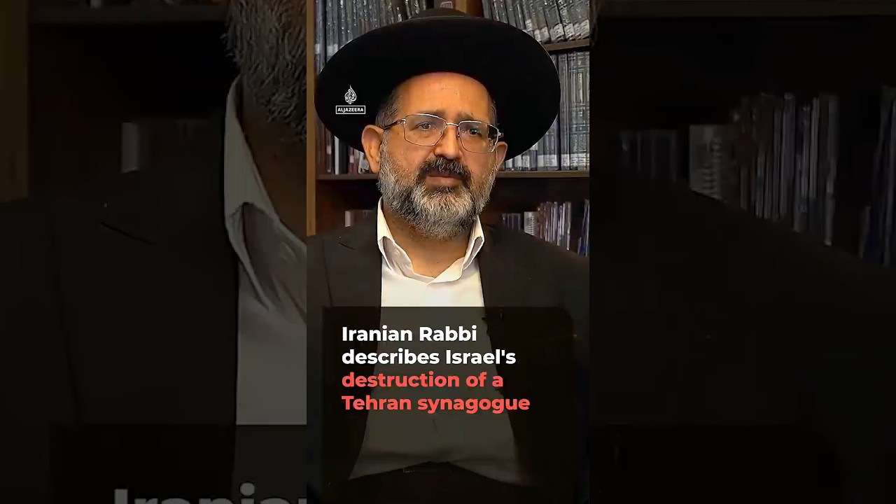Iranian rabbi describes Israel's destruction of a Tehran synagogue | AJ #shorts