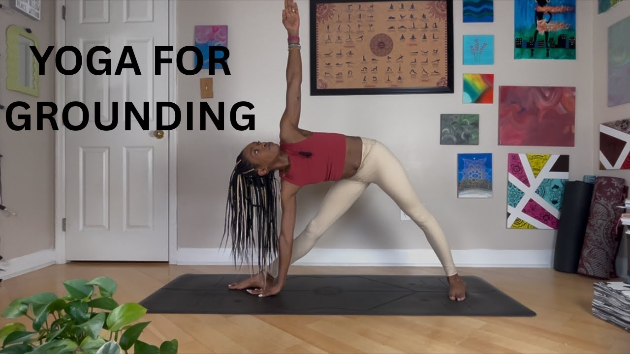 YOGA FOR GROUNDING | MINDFUL YOGA | 15 MINUTE SLOW FLOW | ZEN BEND YOGA