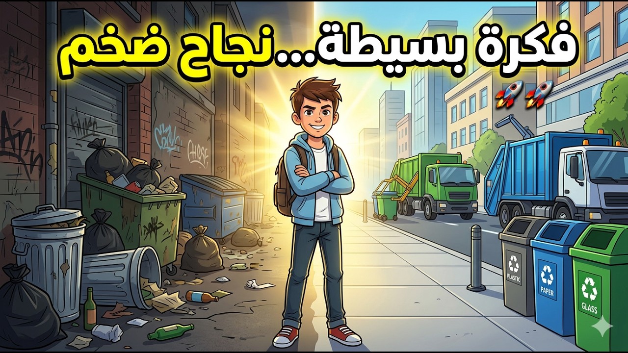 لم يكمل دراسته… لكن فكرته أصبحت تدير نفايات مدن كاملة