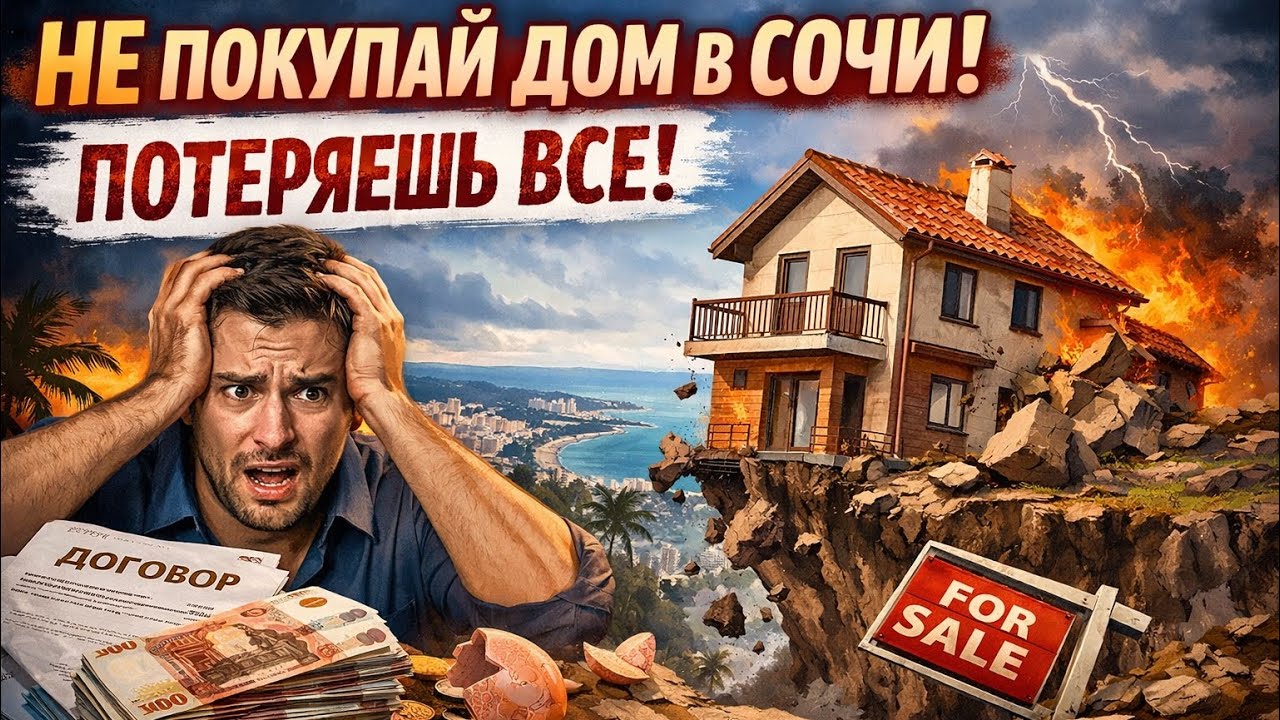 НЕ покупай дом в Сочи ! потеряешь все !!!!