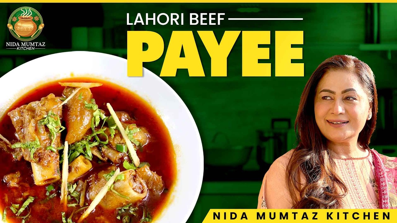 Lahori Paya Recipe | Traditional Pakistani Dish | Cooking with Nida Mumtaz | Nida Mumtaz Official