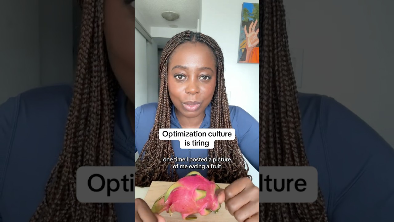 Optimization Culture is Tiring #wellnessculture #wellnessjourney #dietitiantips