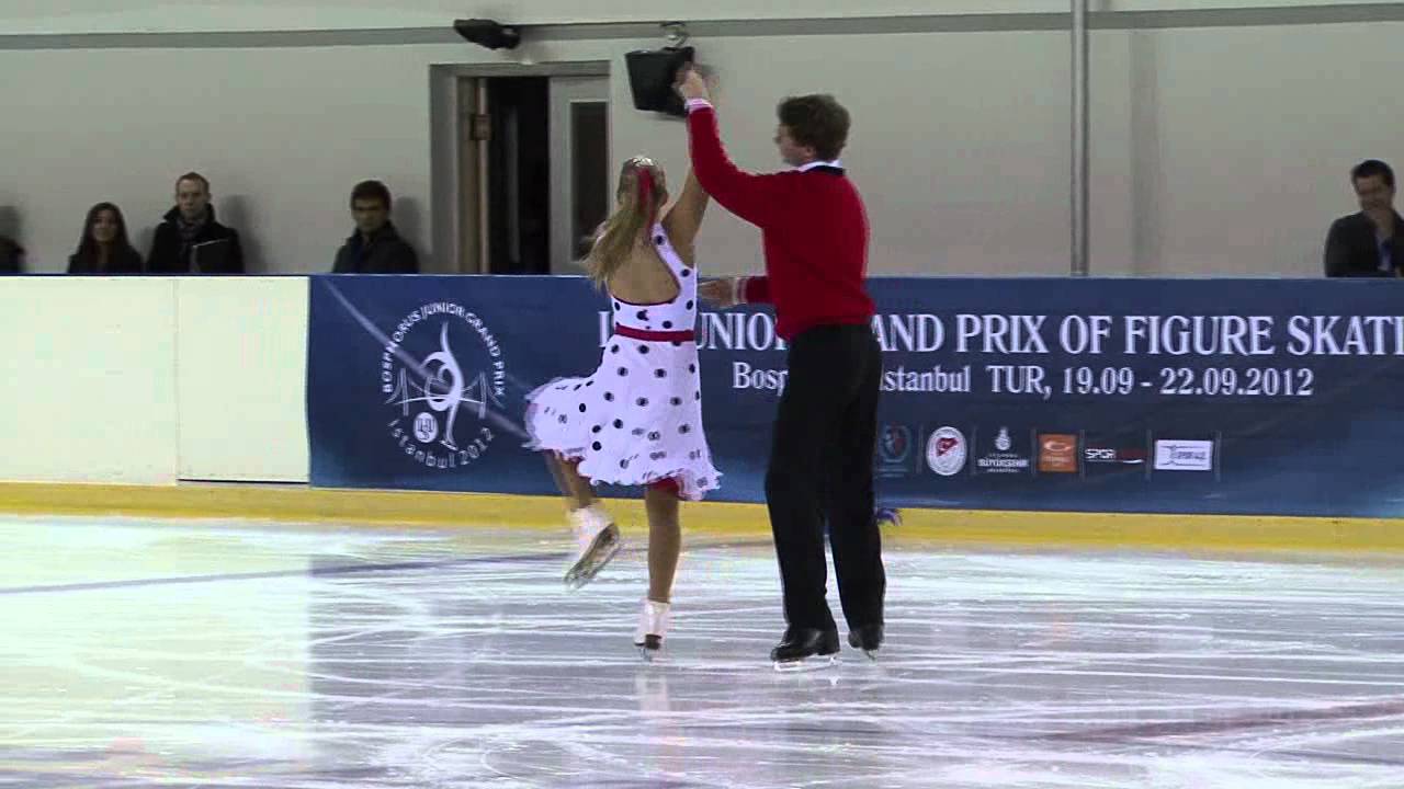 9 C. GLASTRIS / N. LETTNER (GRE) - ISU JGP Istanbul 2012 Junior Ice Dance Short Dance