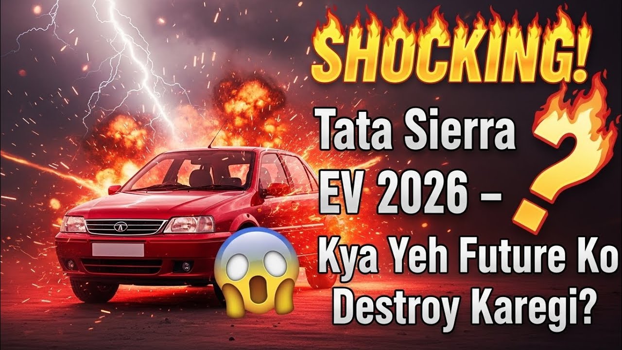 नई Tata Sierra EV 2026 Full Review in Hindi | Price, Features, Range, Launch Date & Interior