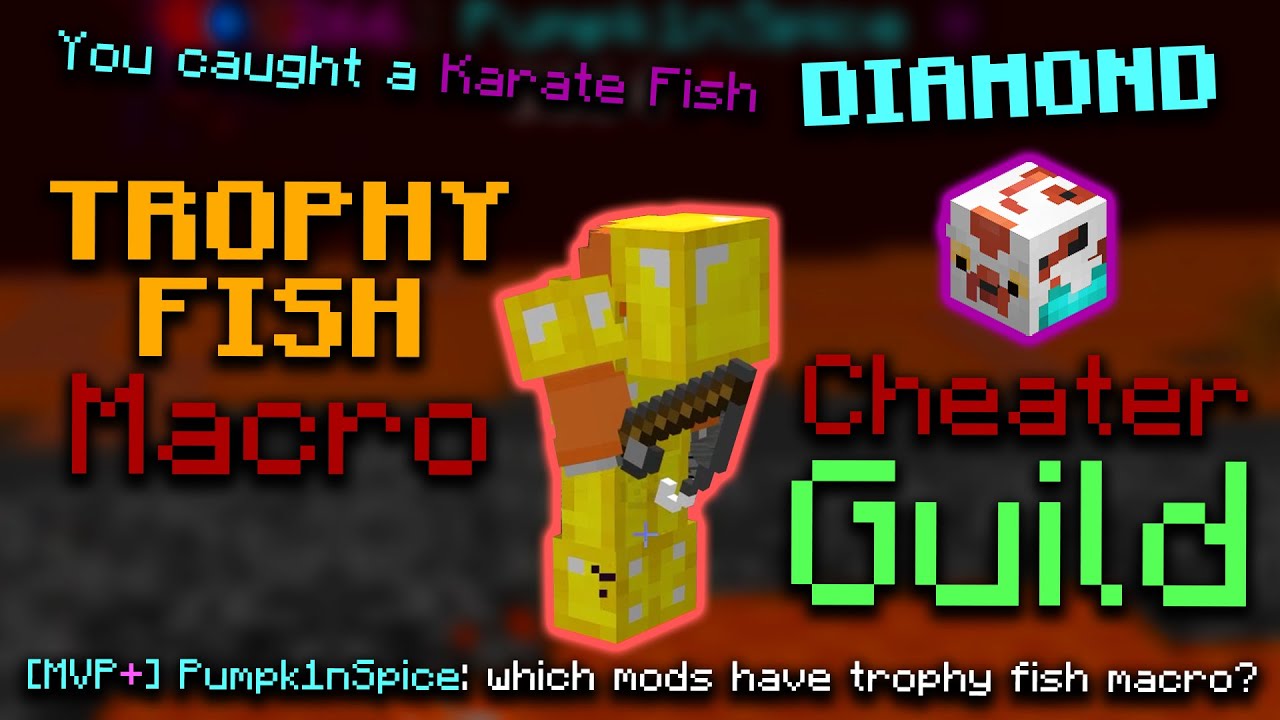 Top Guild Player Macroing TROPHY FISH... | Minute Macro | Hypixel Skyblock