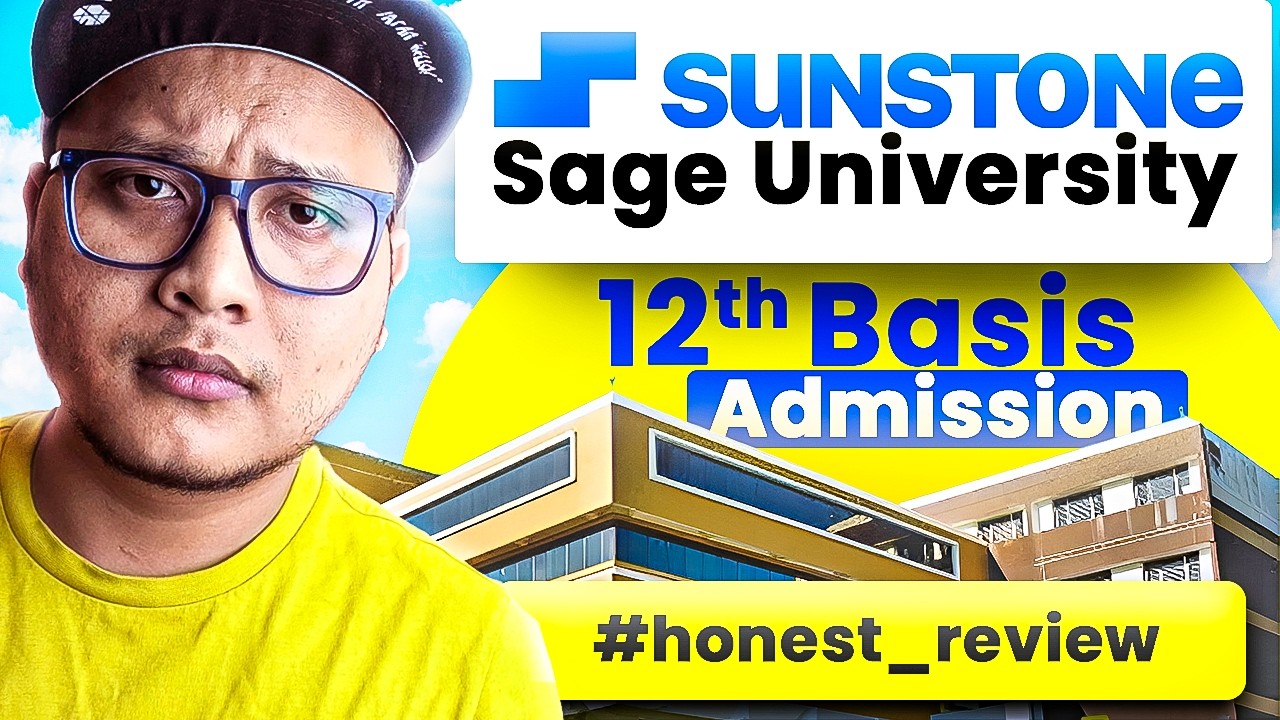 Sage University Indore 🔥 12th Basis Admission? Sunstone Placements🤑 & Fees Review!