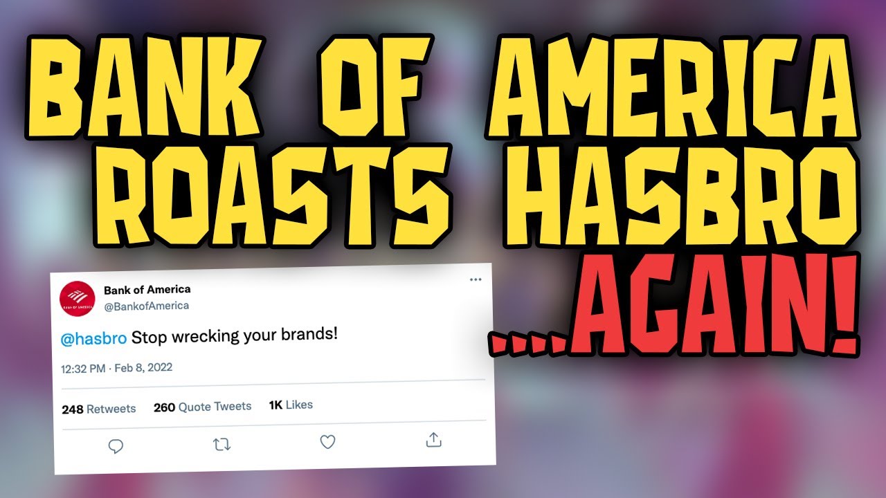 Bank of America devalues HASBRO 29% - Magic the Gathering