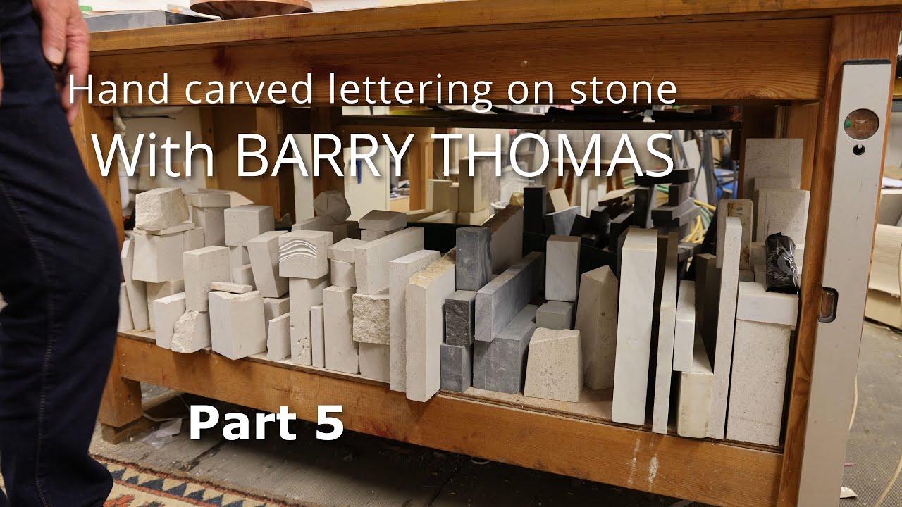 Pt 5: Finished pieces and types of stone for carving lettering
